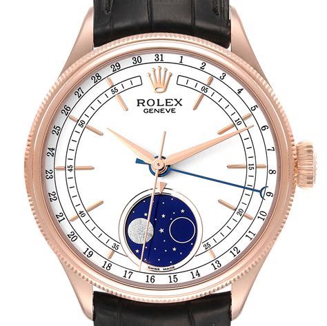 rolex cellini rose gold white dial|Rolex cellini price list.